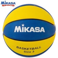 【💥 3 號籃球】MIKASA Basketball Size 3 橡膠 兒童/初小用 籃球 黃藍色 日本直送