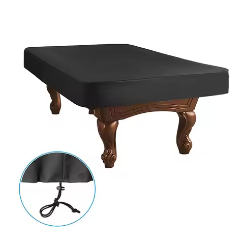 Pool Table Cover Oxford Cloth with PVC Coating Waterproof and Silver Coated for Outdoor Ping Pong Ta