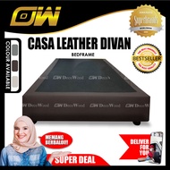 Danish Divan Base 6 Inch Divan Box Only / 6 Inch Divan Base / Leather Divan / Solid Divan Bed / Bedf