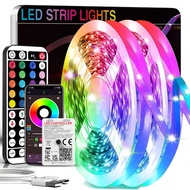 3ft-100ft Led Strip Lights For Room Decor, With 44-Key Remote And App Control, Change Color In Sync 