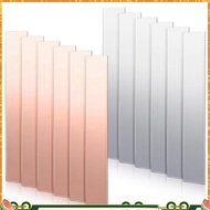 12 Pcs Pure Copper Zinc Anode Sheet 99.9% High Purity Copper Zinc Electrode Strips 0.04 Inch X 0.98 