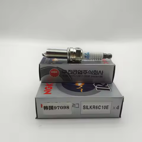4PCS Qriginal NGK SILKR6C10E 97098 Laser Iridium Platinum spark plugs For Kia K2S KX CROS Huanchi Hy