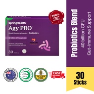 SPRINGHEALTH Agy Pro Mixed Blueberry Powder + Probiotics (30 sticks) | Probiotic Supplement Eczema S