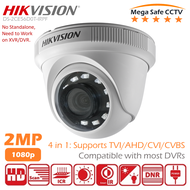 HikVision 2MP HD Fixed Indoor IR Night Vision Dome/Turret Turbo HDTVI Analog CCTV Camera (DS-2CE56D0T-IRPF)
