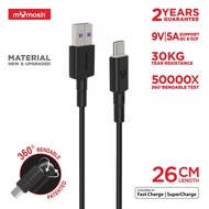 MYMOSH USB TYPE-C CABLE  9V|5A SUPPORT QC & SCP FAST CHARGE AND SUPER CHARGE CABLE UNIVERSAL COMPATI