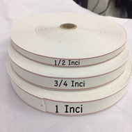 Elastic Tape 20 yards Size (1 Inch / 3⁄4 Inch / 1⁄2 Inch)