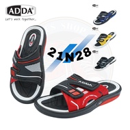 ADDA 21N28 Adjustable Magic Tape Men Slides Sandals Casual Comfort Foam Sneakers