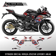 KAWASAKI Decal Striping Zx25R Livery Arai Ninja ZX-25R Sticker/ Motorcycle Sticker Accessories/ Ninj