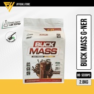 Berrolabs Buck Mass Mass Gainer 6.2lbs (2.8KG) | 1330 Calories | 64g Protein | With Oats, Stevia