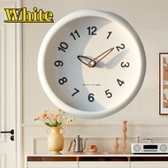 Braun Mall-นาฬิกาแขวน ทรงกลม 10 นิ้ว เดินเรียบไม่มีเสียง เดินลาน ตัวเรือนทำจากพลาสติกคุณภาพดี （สาม -