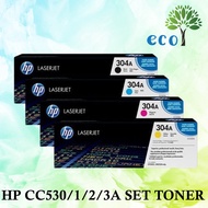 HP GENUINE Original CC530A / CC531A / CC532A / CC533A - 304A - (CMYK)