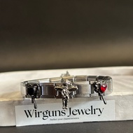 [ HERITAGE ARTIFACT ] Italian Charm Bracelet Y2K Gothic Grunge Premium Stainless Steel Anti-Rust - M