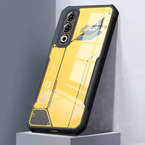 Transparent Acrliy Back Case For ZTE Nobia Neo 3 GT 5G,Nubia Neo 3 2 5G Case TPU Soft Shockproof Bum