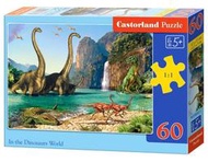 【恆泰】Castorland 波蘭進口兒童拼圖60片系列  恐龍樂園益智玩具禮物