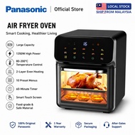 Panasonic Air Fryer 9L Large Capacity 1300W Power Touch Digital Display 3D Hot Air Circulation Air F