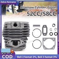 MESIN Cylinder Assy Chainsaw MAESTRO 6500 6500L Cylinder Engine Block Piston Chain Saw MAESTRO 58CC 