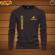 JMB Store Long T-Shirt Gold Cotton Combed 30.s Kirka i2.i2 Cool Text Unisex Men & Women