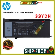 DELL 33YDH Notebook Battery Replaceable for DELL Latitude 3380 3480 3490 3580 Inspiron 17 7586 7570 