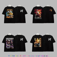 12 BST Anime Kimetsu no Yaiba Maauxx T-shirt with 2 sides NV _ Kamado Tanjiro - Kamado Nezuko