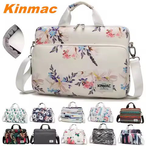 Kinmac Brand Shoulder Laptop Bag 13,14,15.6,16 Inch Lady Women Man Handbag Messenger Waterproof Case