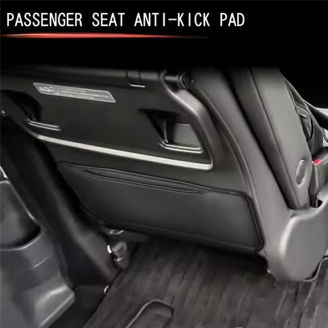 Car PU Leather Passenger Seat Rear Protection Pad For Honda STEPWGN RP8 Car Seat Anti-Kick Pad Inter