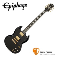 Epiphone SG CUSTOM 烏木 雙線圈電吉他 黑金色 另贈多樣好禮【Epiphone專賣店/Gibson 副廠】