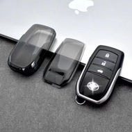 Soft Tpu Car Remote Key Case Cover for Toyota RAV4 Crown Hilux Fortuner Camry Land Cruiser Prado Alp