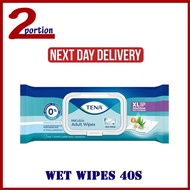 ★FREE DELIVERY★ TENA Adult Wet Wipes 40s / Adcare Adult Wet Wipes 20s