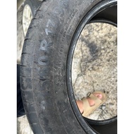 (2) (sikit crack) continental contact mc5 215 60 17 215/60/17 r17
