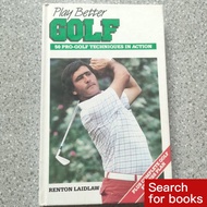 精 English books Play Better COLF Second-hand