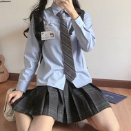 Women's Shirt [Gemini] Original Japanese JK Female Preppy Style Basic Versatile Slimmer Look Student