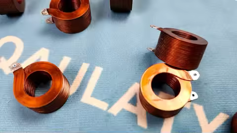 Customize 0.52*D21*11.6mm Flat Copper Inductor Pure copper sheet Cooper Coil 3UH