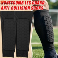 [Fasty] [BR] 2/1Pcs Honeycomb Sport Sock Cover - Anti-collision - Football Calf Support Sock - Leg P