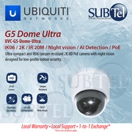 Ubiquiti UVC-G5-Dome-Ultra-Compact and Tamper-Resistant 2K HD PoE Camera with Night Vision Low-Profi