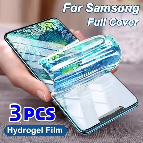 3Pcs Screen Protective Film Hydrogel Film for SamSung A15 5G A25 A35 A55 S24 S24Ultra S24Plus S24 FE