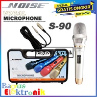 Microphone NOISE S-90 Mic Plus Koper Microphone Kabel Kabel Karaoke Suara Empuk MIC NOISE S90 MIC NO
