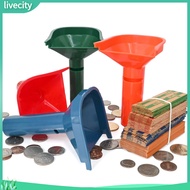 livecity|  Coin Counter Small Size Coin Sorter Portable Coin Sorter with Wrappers for Home Bank Easy Coin Counting Machine