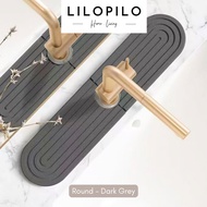 Drying Stone Sink ROUND Diatomite Stone Kitchen Sink Faucet Protector