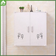 Simple bathroom bathroom cabinet mirror cabinet wall cabinet wall-mounted economical perforated