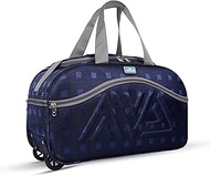 Rio Duffle Wheeler Bag | Waterproof Strolley Duffle Bag | 2 Wheel Duffel Bag | Luggage Bag with Adju