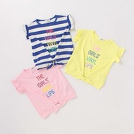 X-Girl Stages  荷葉邊袖短袖 Tee xlarge kids beams