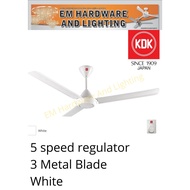 KDK FAN K15VO  Regulator Ceiling Fan 60" White [ORIGINAL PRODUCT]