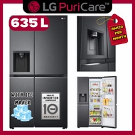 LG Refrigerator 635L WITH ICE DISPENSER - Peti Ais Bayar Ansuran Bulanan 【10 years + 5 Years Warranty】