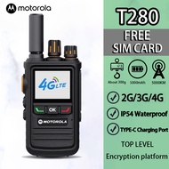 Motorola Walkie Talkie T280 5000KM long range TYPE-C IP54 Waterproof Two Way Radio intercom top secu