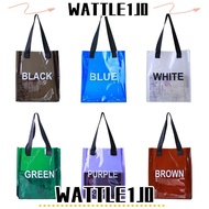 WATTLE1J0 Jelly Bag, Handheld Large Capacity Handheld Bag, Cartoon PVC Waterproof Thickened Beach Ba