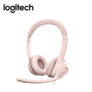 logitech羅技H390 USB有線耳機麥克風/ 玫瑰粉