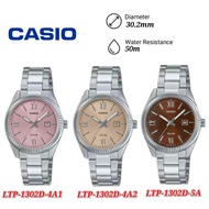 Casio General LTP-1302DD Stainless Steel Band Women Watch - LTP-1302D