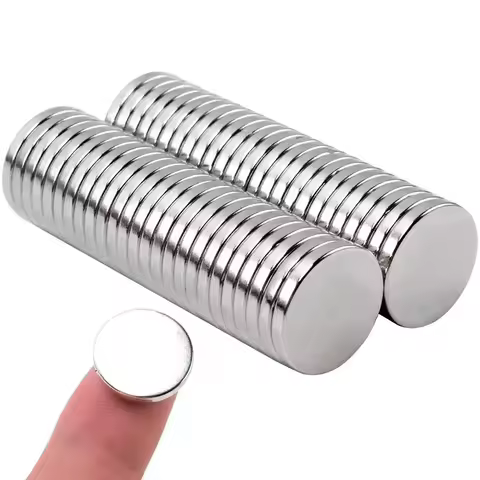 Mini Strong Magnets 6 x 2 mm Small Strong Magnets for Whiteboard, Extra Strong Mini Round Magnets fo