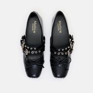 MellowCo รองเท้าบัลเล่ต์สไตล์แมรี่เจน Mary Jane หนัง PU สายคาดเข็มขัด รุ่น Lily Classic M8-4427