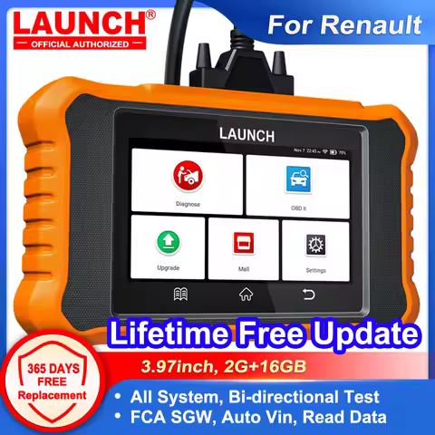 [For Renault for Dacia] LAUNCH Creader Elite V2.0 All System Car Diagnostic Tool Bi-directional OBD 